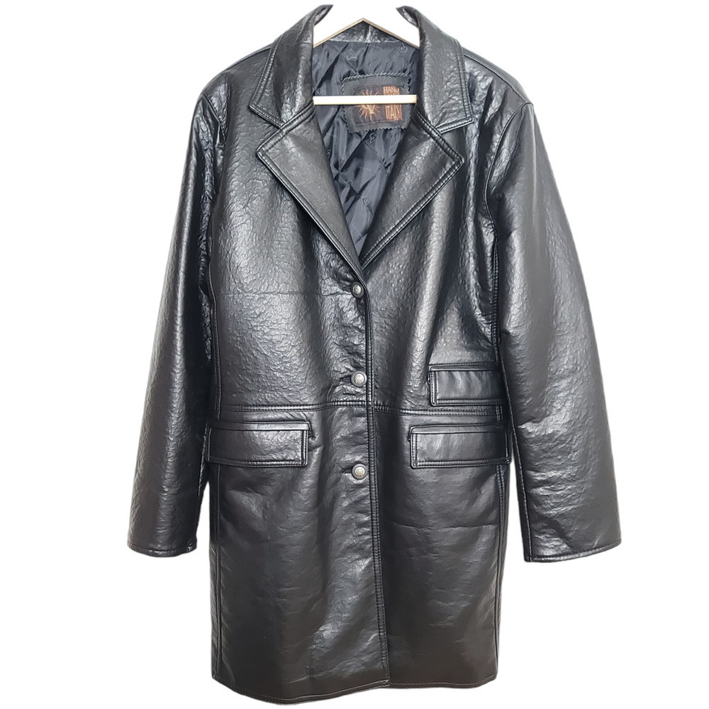 Vintage Gianni Versace Leather Jacket Hand Made In Italy - Picture 2 of 7